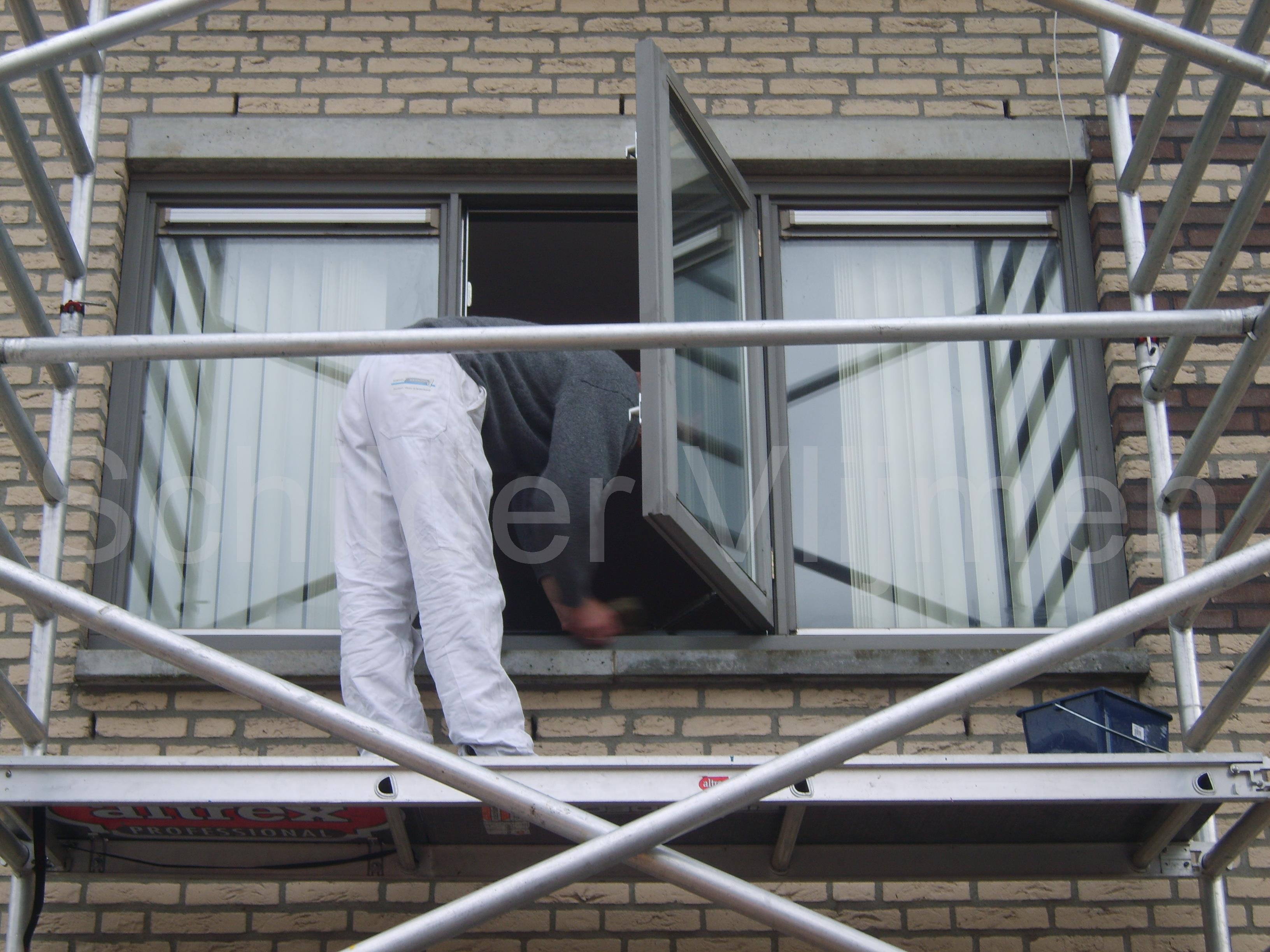 Voorbehandelen raamkozijnen